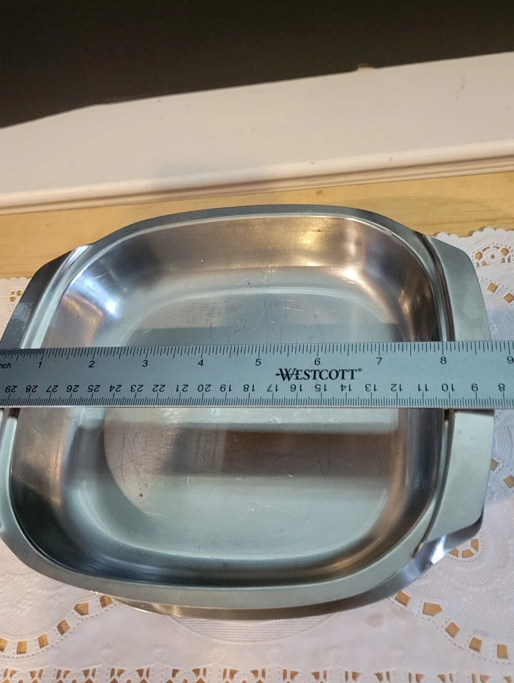 Set of 2 Unbranded Stainless Steel 7